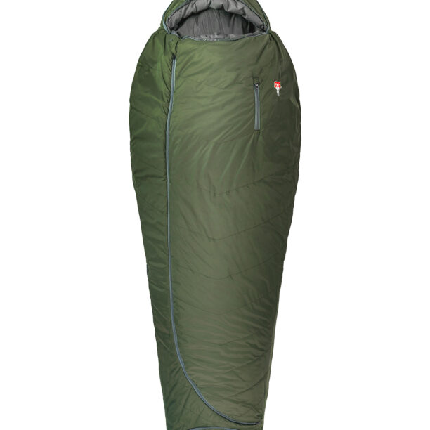 Sac de dormit Gruezi Bag Biopod Wolle Survival (185 cm) - greenery