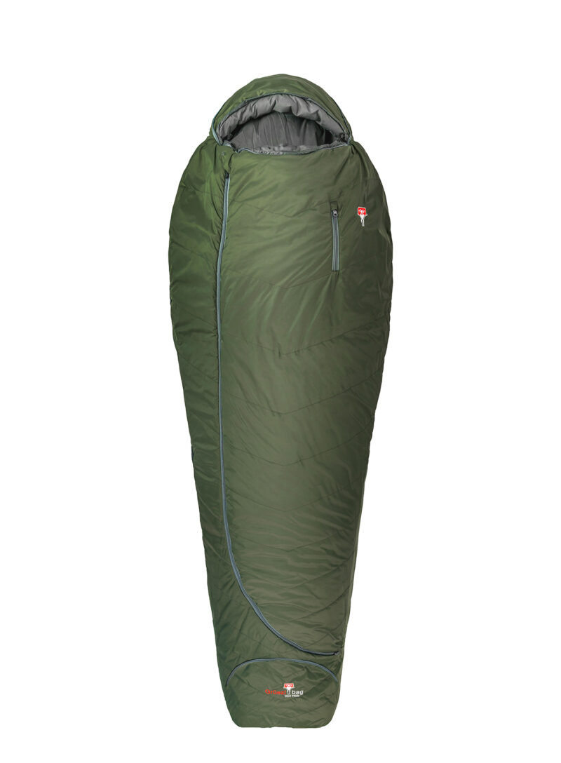 Sac de dormit Gruezi Bag Biopod Wolle Survival (185 cm) - greenery