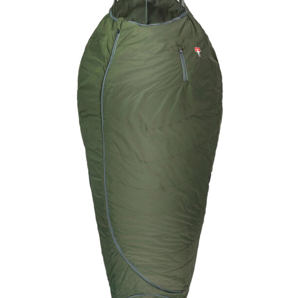 Sac de dormit Gruezi Bag Biopod Wolle Survival XXL Wide - greenery