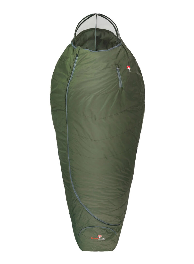 Sac de dormit Gruezi Bag Biopod Wolle Survival XXL Wide - greenery