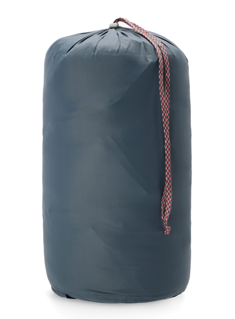 Original Sac de dormit matlasat Big Agnes Torchlight 20 (183 cm) Regular Left - slate/orange