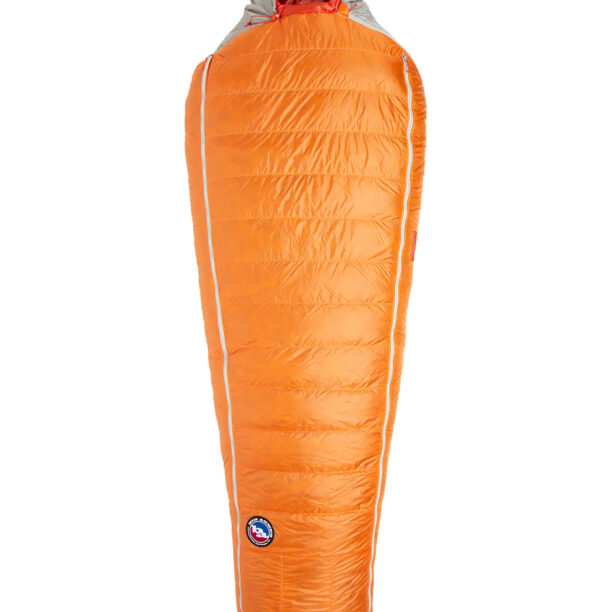 Sac de dormit matlasat Big Agnes Torchlight Ul 30 (198 cm) Long Left - orange/gray preţ