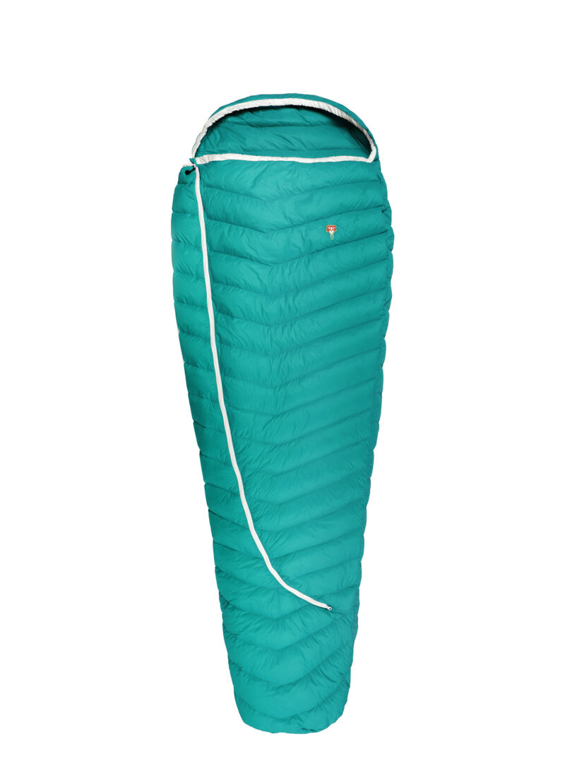 Sac de dormit matlasat Gruezi Bag Biopod DownWool Extreme Light (175 cm) - viridian green