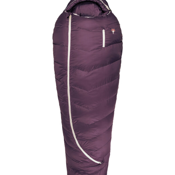 Sac de dormit matlasat Gruezi Bag Biopod DownWool Subzero (175 cm) - berry