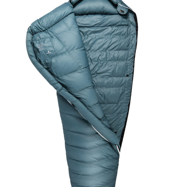 Sac de dormit matlasat Gruezi Biopod Down Hybrid Ice Cold (180 cm) - platin grey preţ