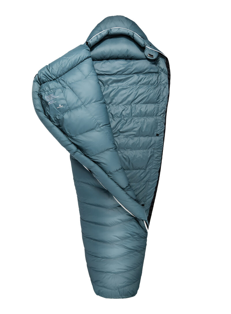 Sac de dormit matlasat Gruezi Biopod Down Hybrid Ice Cold (180 cm) - platin grey preţ