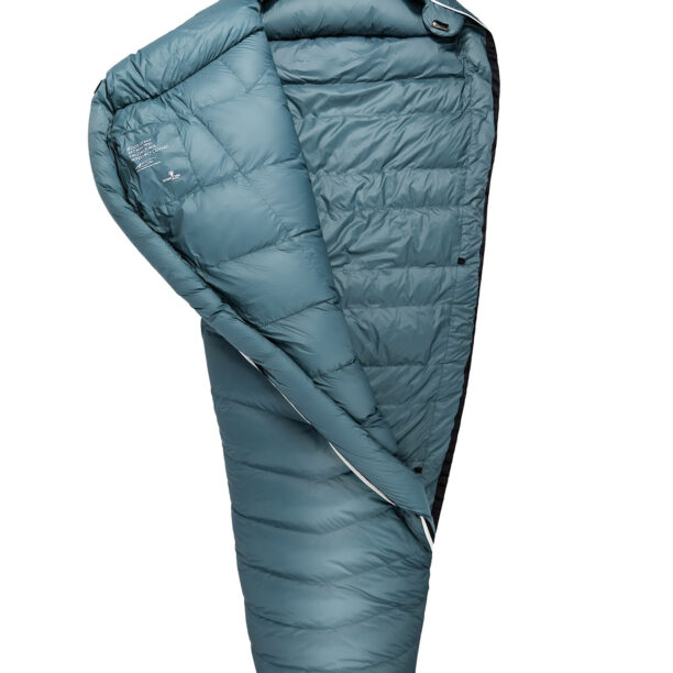 Sac de dormit matlasat Gruezi Biopod Down Hybrid Ice Cold (190 cm) - platin grey preţ