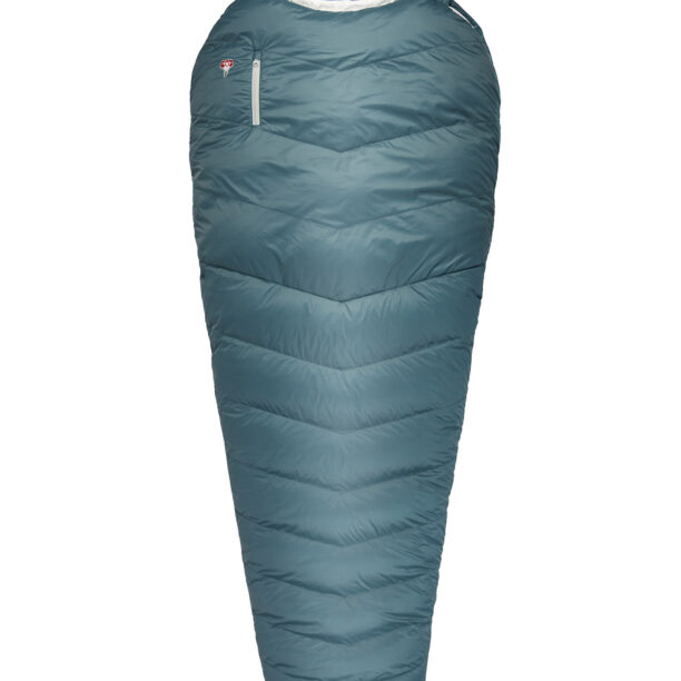 Sac de dormit matlasat Gruezi Biopod Down Hybrid Ice Cold (190 cm) - platin grey