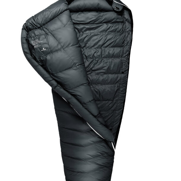 Sac de dormit matlasat Gruezi Biopod Down Hybrid Ice Extreme (190 cm) Wide - dark asphalt preţ