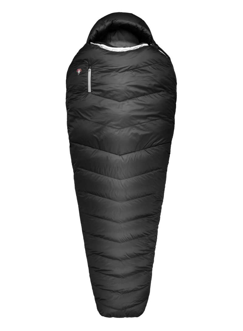 Sac de dormit matlasat Gruezi Biopod Down Hybrid Ice Extreme (190 cm) Wide - dark asphalt