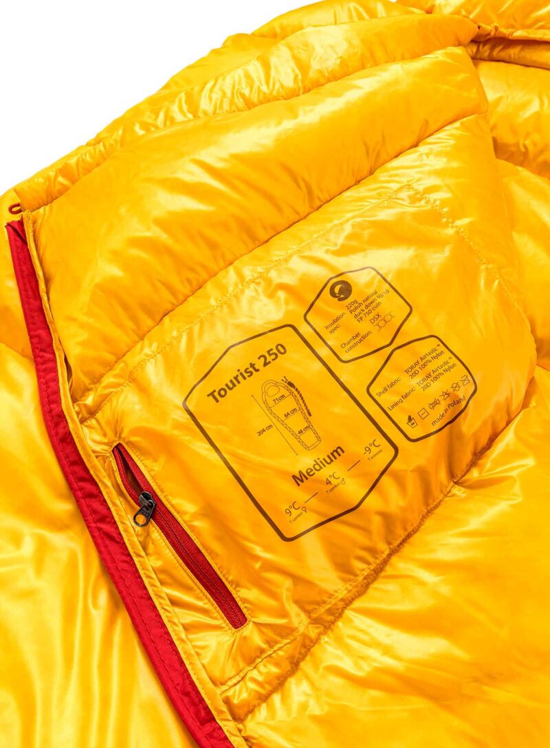 Cumpăra Sac de dormit matlasat Małachowski Tourist 250 XL LZ - yellow