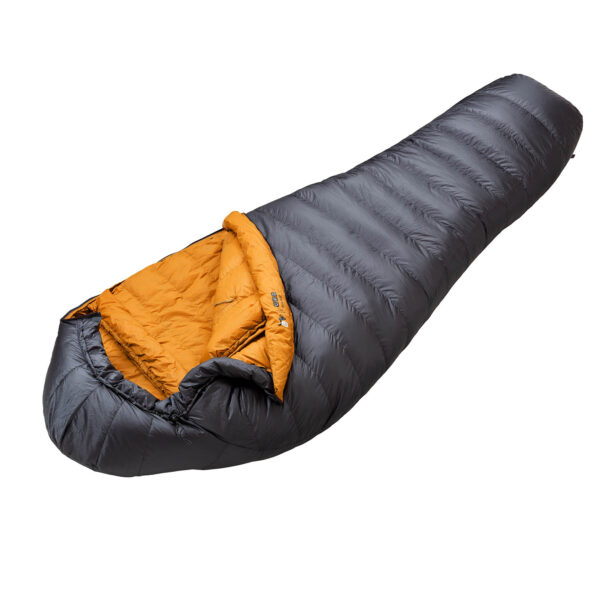 Original Sac de dormit matlasat Turbat Nox 400 195 cm - grey/cheddar orange