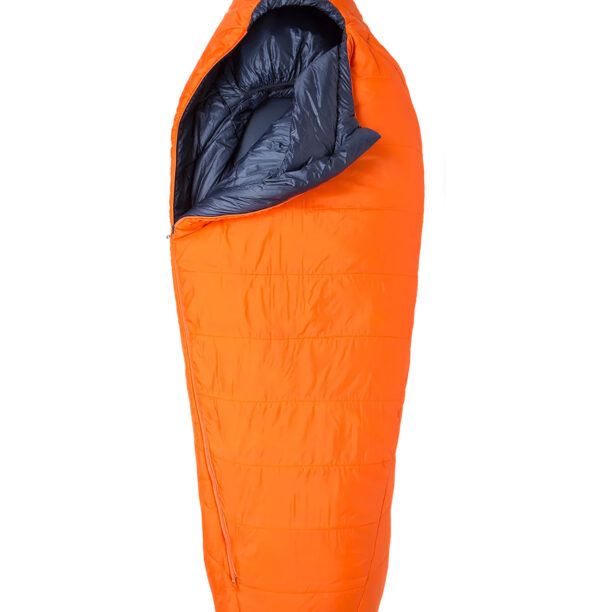 Sac de dormit sintetic Big Agnes Lost Dog 15 (183 cm) Regular Left - orange/navy preţ