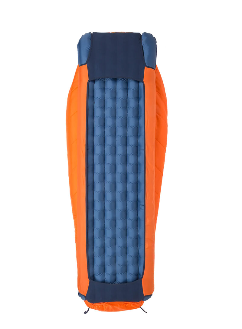 Cumpăra Sac de dormit sintetic Big Agnes Lost Dog 15 (183 cm) Regular Left - orange/navy