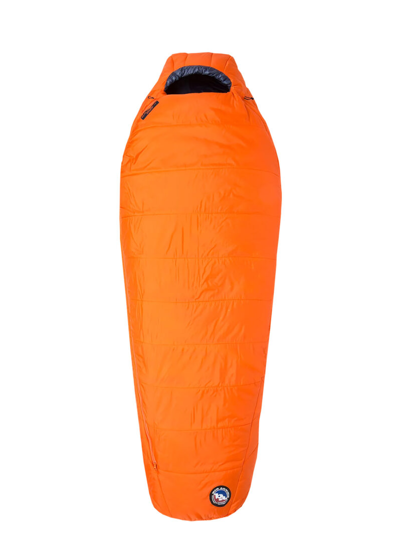 Sac de dormit sintetic Big Agnes Lost Dog 15 (183 cm) Regular Left - orange/navy