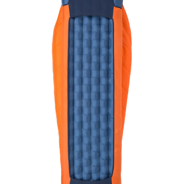 Cumpăra Sac de dormit sintetic Big Agnes Lost Dog 15 (198 cm) Long Left - orange/navy