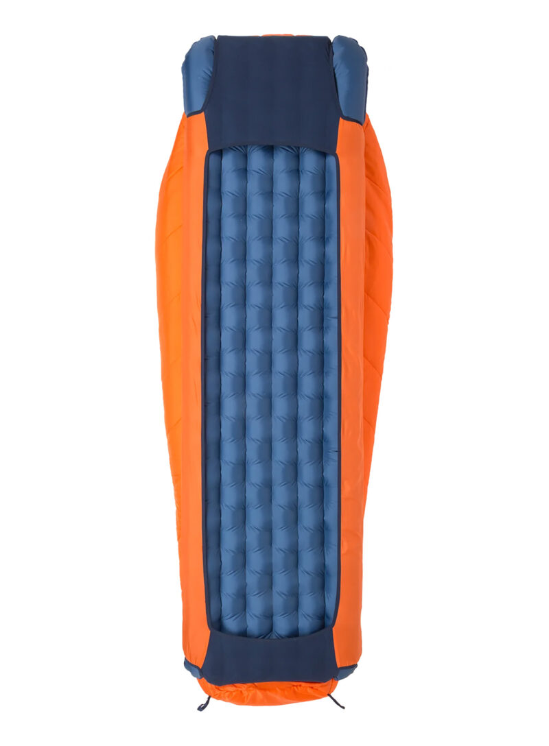 Cumpăra Sac de dormit sintetic Big Agnes Lost Dog 15 (198 cm) Long Left - orange/navy