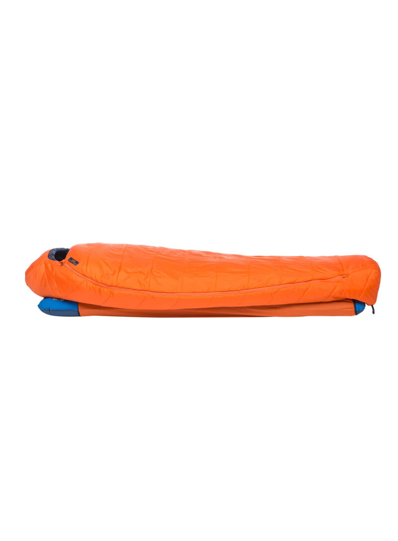 Preţ Sac de dormit sintetic Big Agnes Lost Dog 15 (198 cm) Long Left - orange/navy