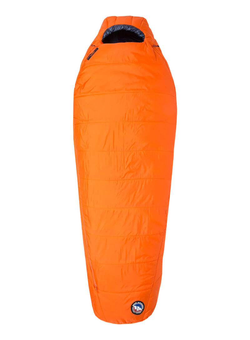 Sac de dormit sintetic Big Agnes Lost Dog 15 (198 cm) Long Left - orange/navy