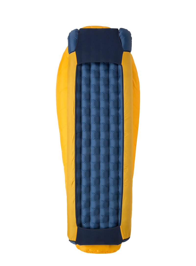 Cumpăra Sac de dormit sintetic Big Agnes Lost Dog 30 (183 cm) Regular Left - yellow/navy