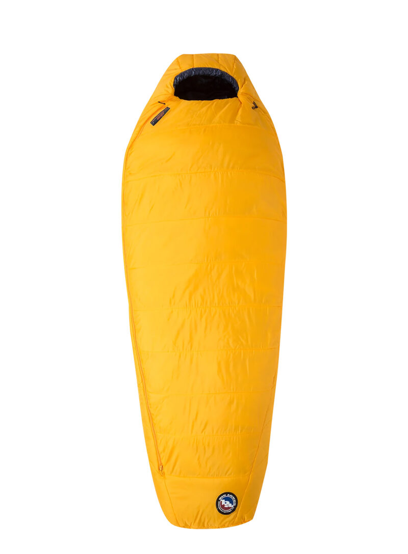 Sac de dormit sintetic Big Agnes Lost Dog 30 (183 cm) Regular Left - yellow/navy