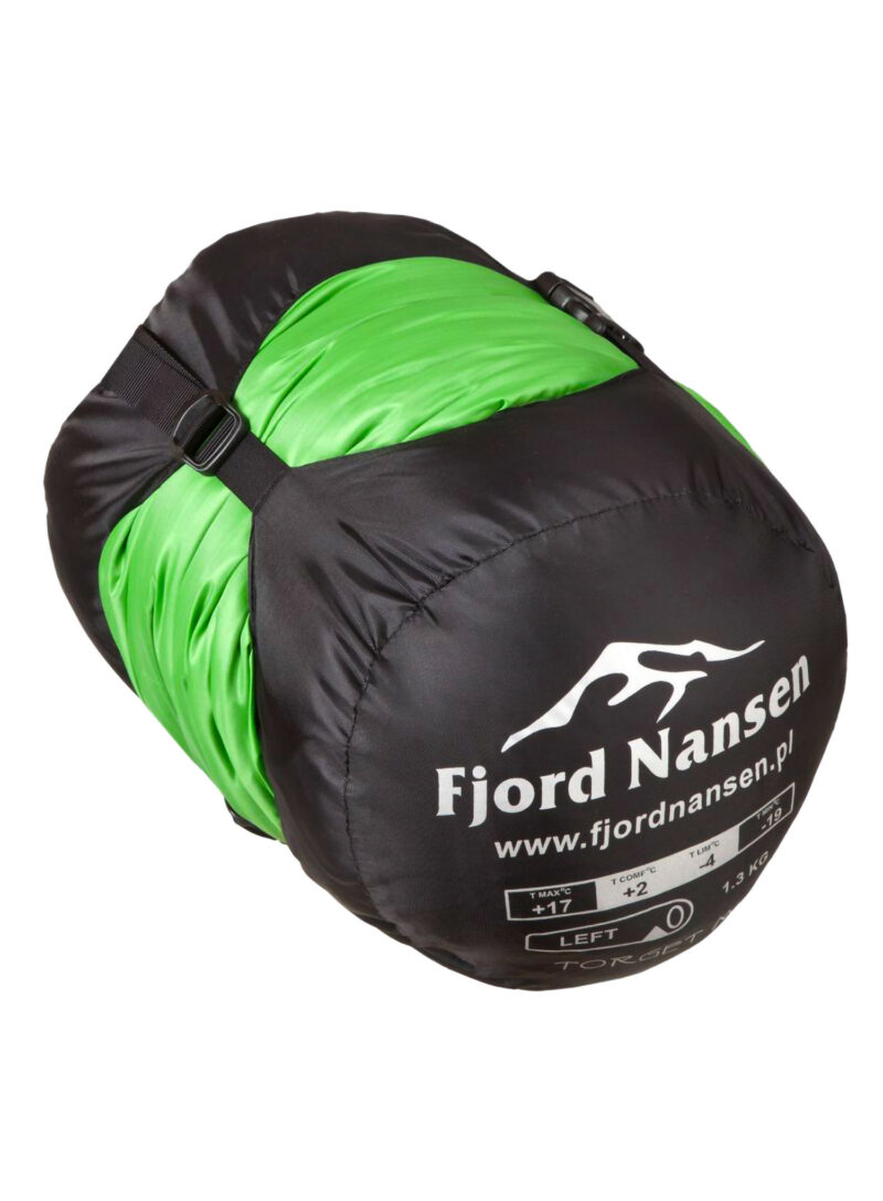 Sac de dormit sintetic Fjord Nansen Torget Mid (178 cm) - emerald/emerald preţ