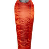 Sac de dormit sintetic Rab Solar Eco 1 (185 cm) - red clay