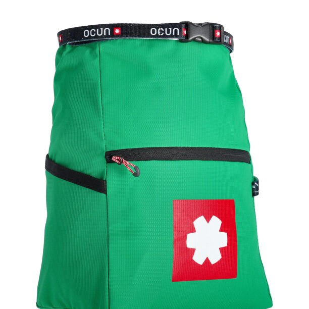 Original Sac magneziu Ocun Boulder Bag - green/med