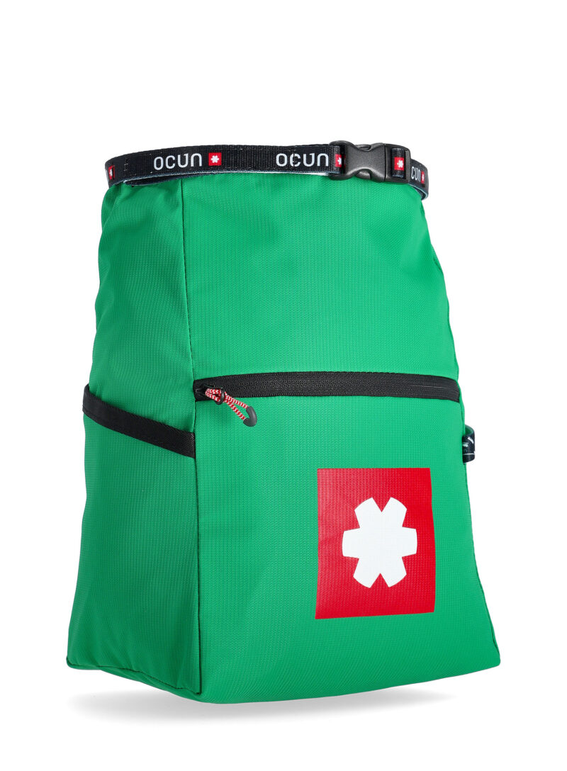 Original Sac magneziu Ocun Boulder Bag - green/med