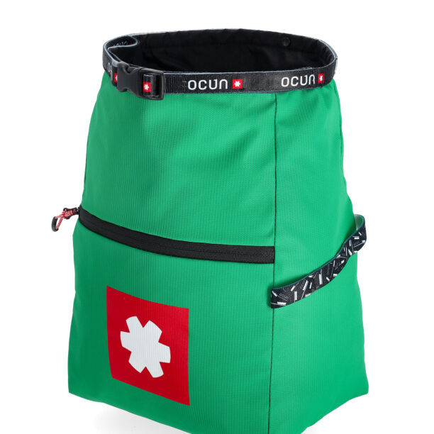 Sac magneziu Ocun Boulder Bag - green/med