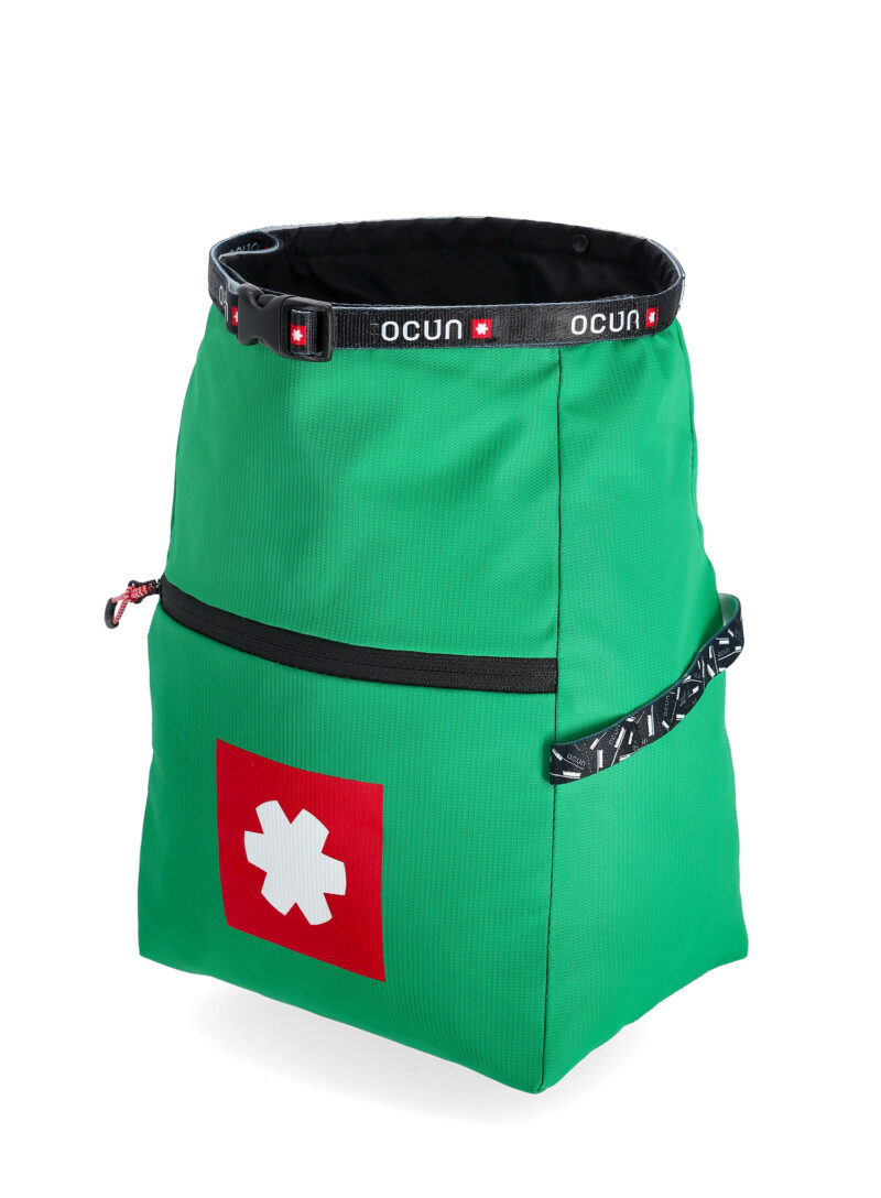 Sac magneziu Ocun Boulder Bag - green/med