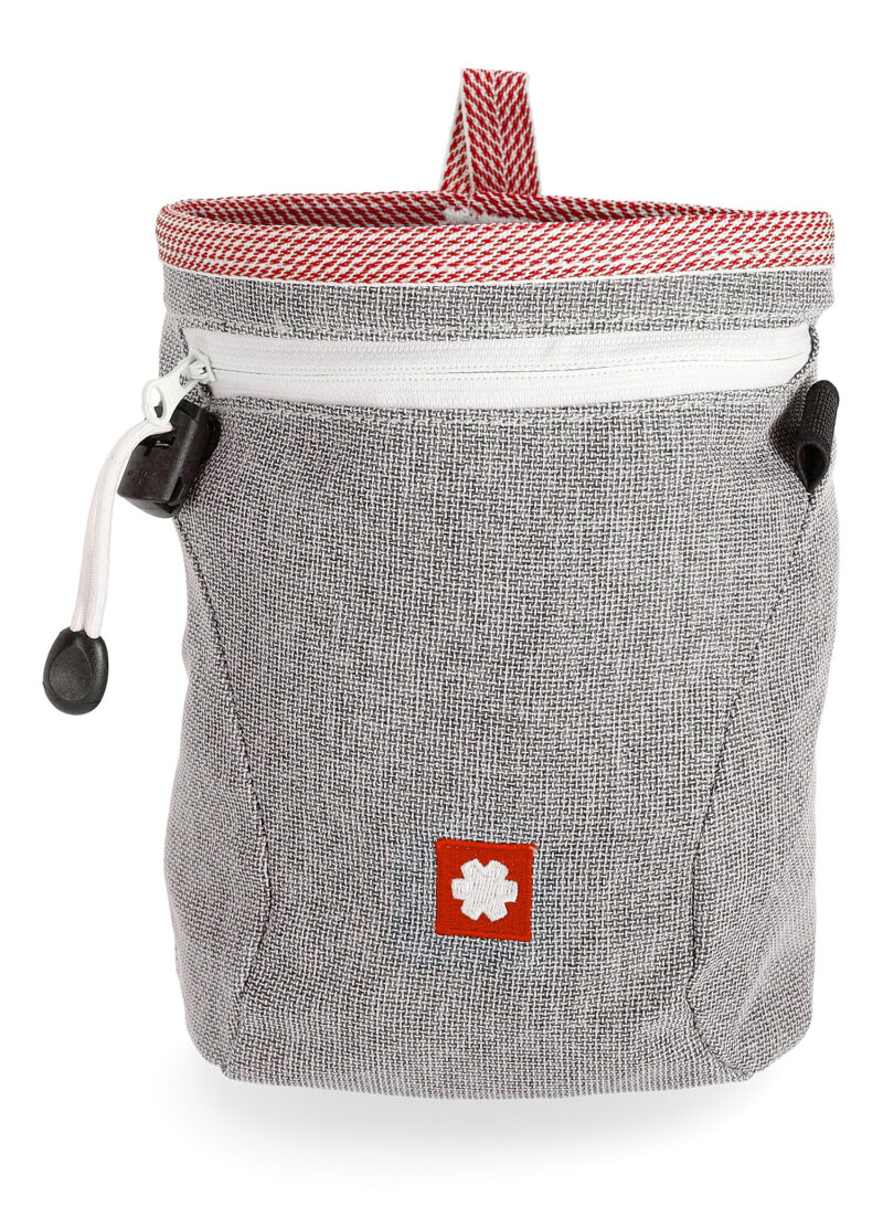 Sac magneziu Ocun Dusty Eco + Belt - grey/red preţ