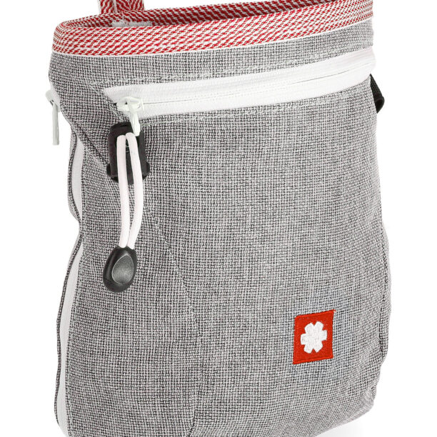 Original Sac magneziu Ocun Dusty Eco + Belt - grey/red