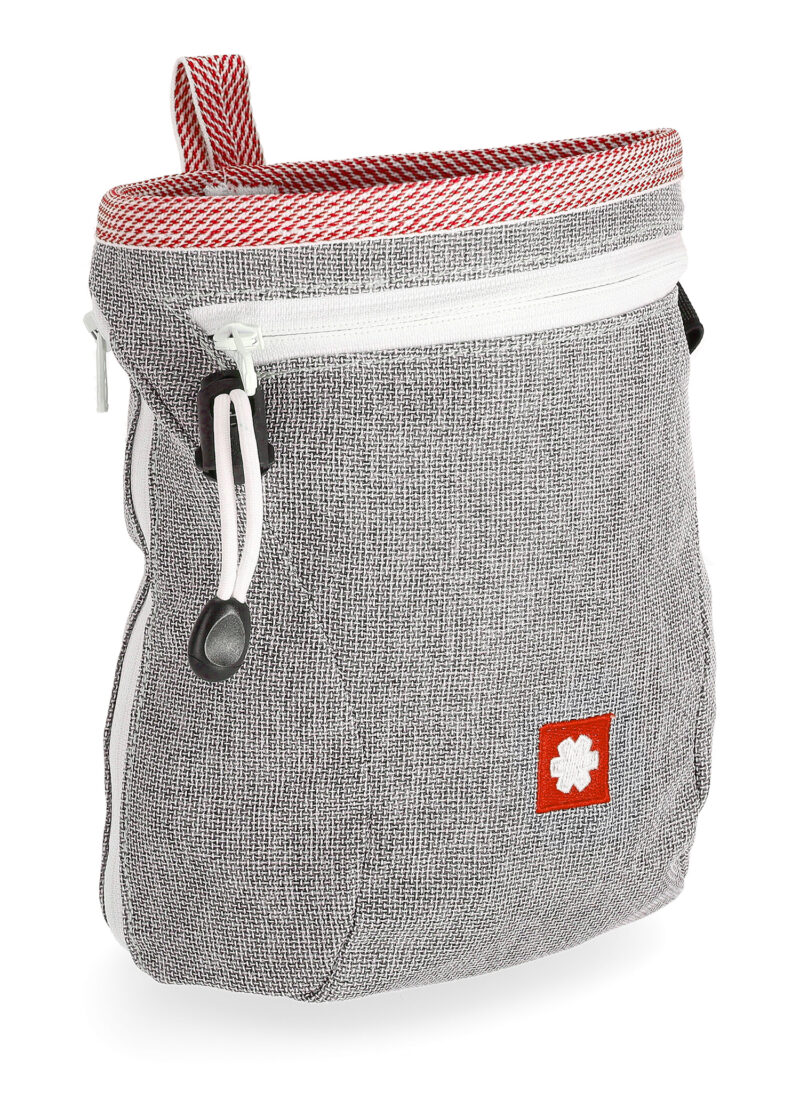 Original Sac magneziu Ocun Dusty Eco + Belt - grey/red