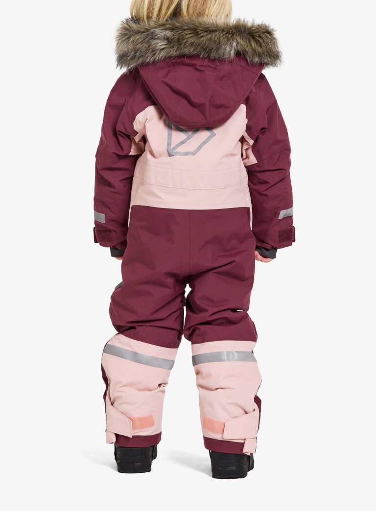 Salopete pentru fete Didriksons Bjarven Coverall 3 - dusty pink preţ