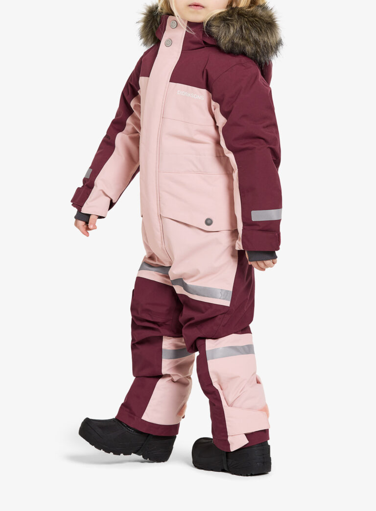 Cumpăra Salopete pentru fete Didriksons Bjarven Coverall 3 - dusty pink