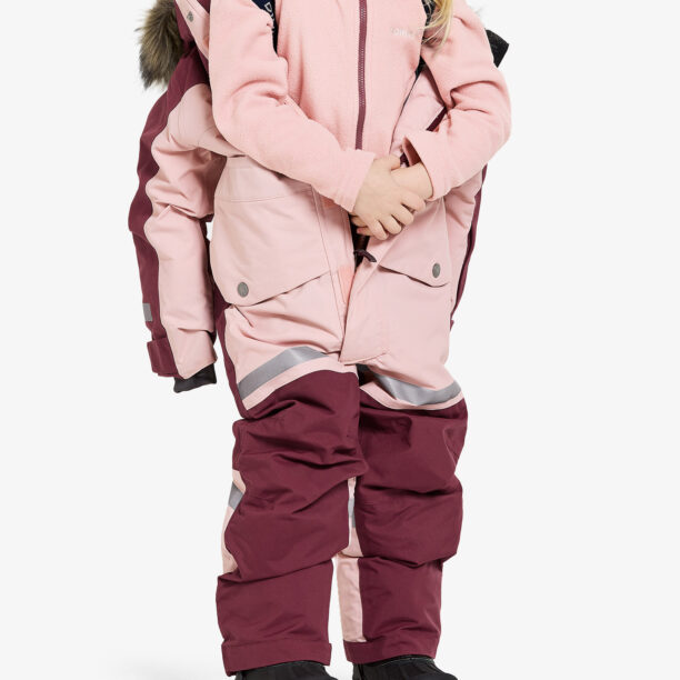 Preţ Salopete pentru fete Didriksons Bjarven Coverall 3 - dusty pink