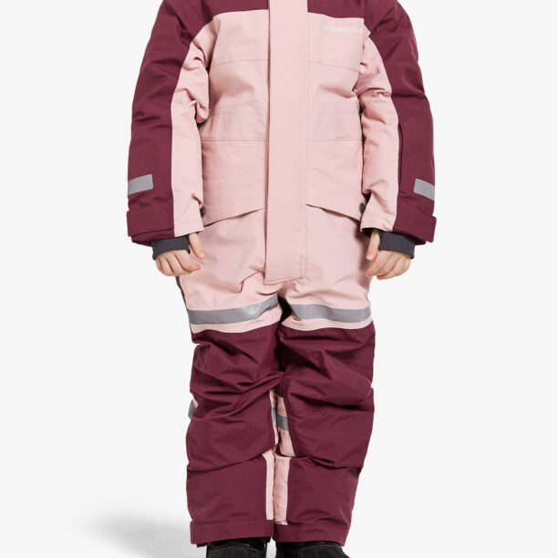 Salopete pentru fete Didriksons Bjarven Coverall 3 - dusty pink