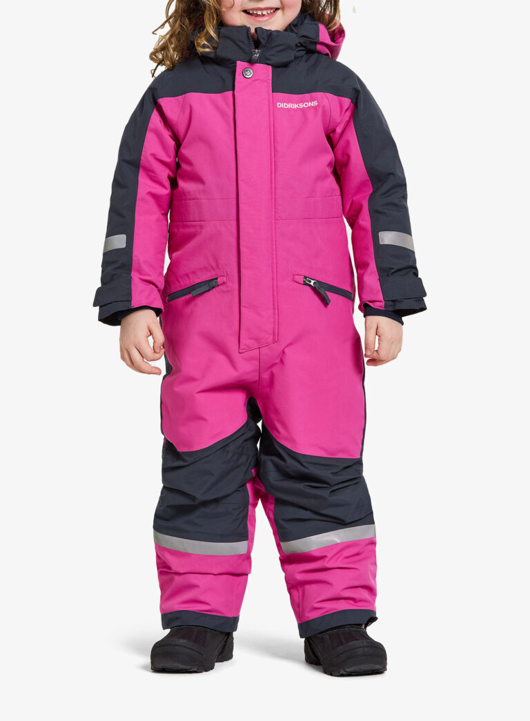 Salopete pentru fete Didriksons Neptun Coverall 3 - plastic pink