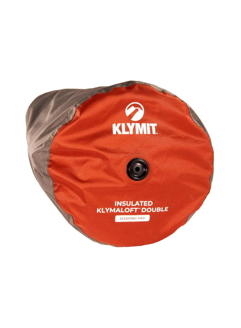 Original Saltea de voiaj Klymit Insulated Klymaloft Sleeping Pad Double - red