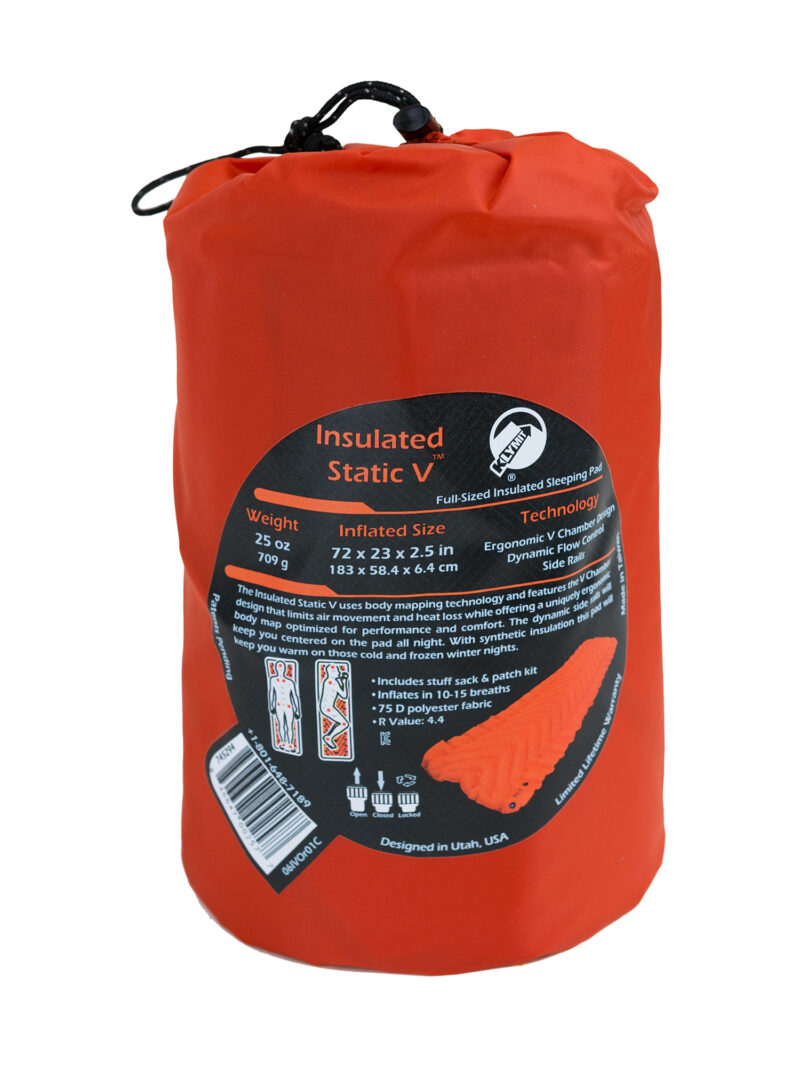 Original Saltea gonflabila Klymit Insulated Static V - orange