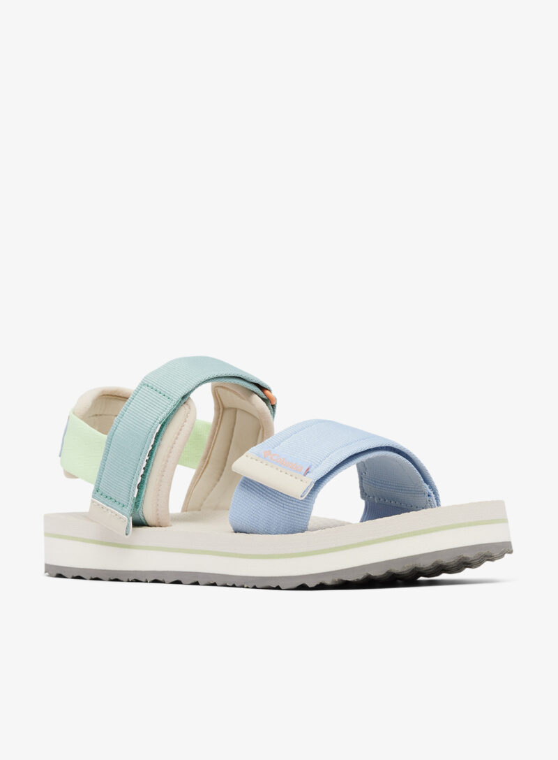 Original Sandale femei Columbia Via Sandal - dark stone/apricot fizz