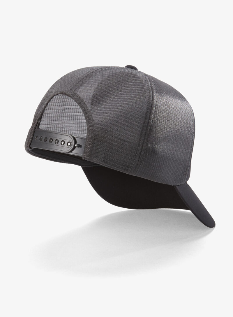 Șapcă Arcteryx Bird Word Trucker Curved Hat - black/graphite preţ