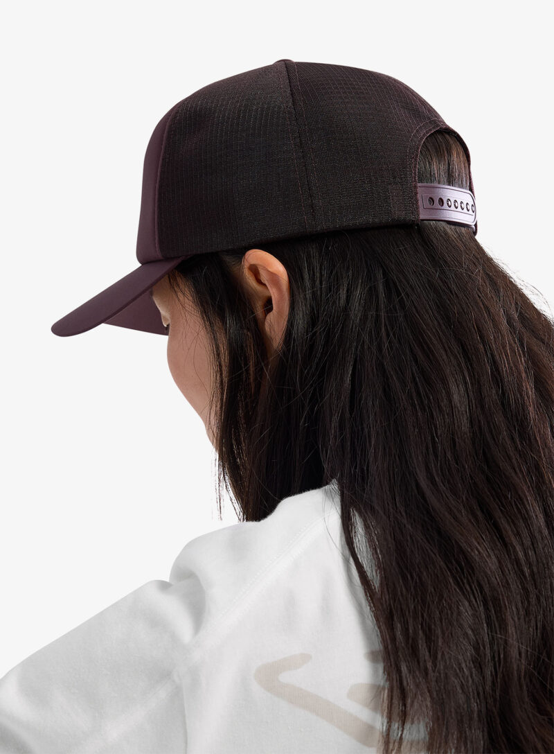 Preţ Șapcă Arcteryx Bird Word Trucker Curved Hat - phantasm/euphoria