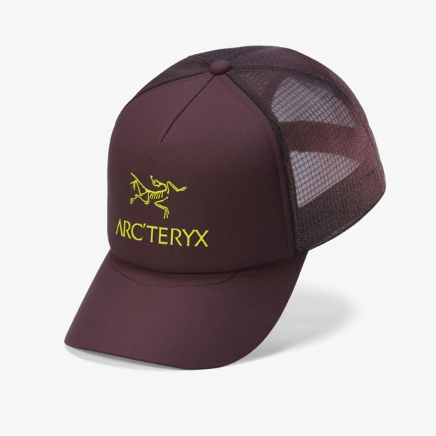 Șapcă Arcteryx Bird Word Trucker Curved Hat - phantasm/euphoria