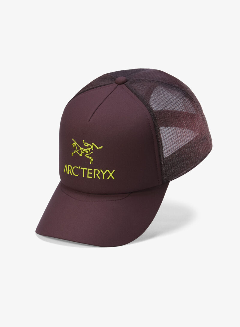 Șapcă Arcteryx Bird Word Trucker Curved Hat - phantasm/euphoria