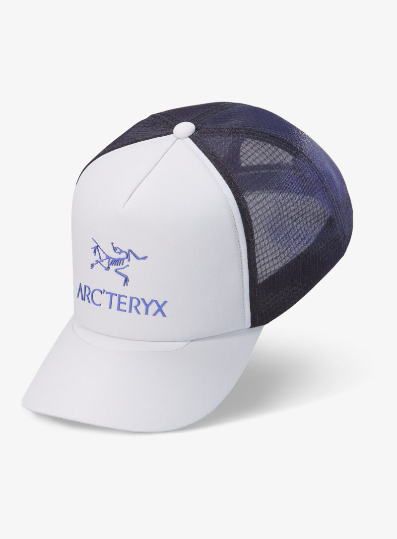 Șapcă Arcteryx Bird Word Trucker Curved Hat - solitude/black sapphire