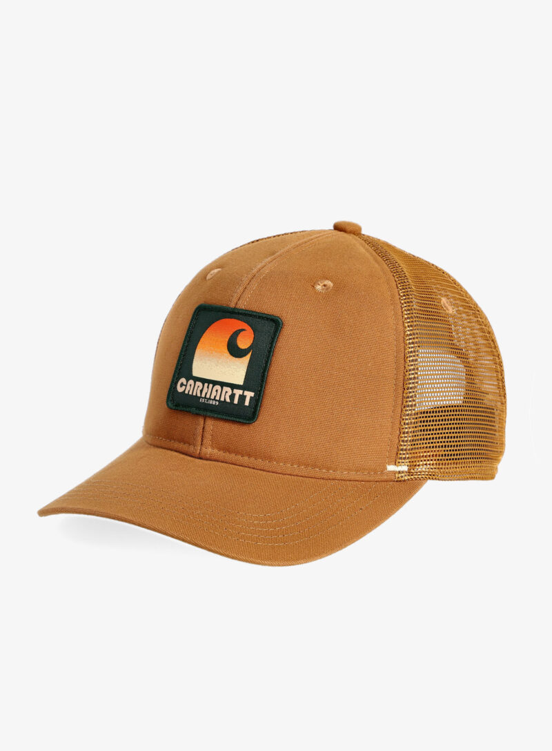 Șapcă Carhartt Canvas Mesh-Back C Patch Cap - carhartt brown