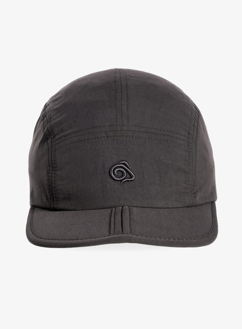 Original Șapcă Craghoppers NosiLife Packable Cap II - black pepper