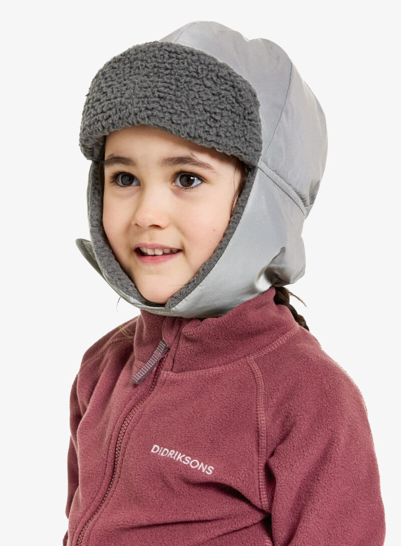 Șapcă pentru copii Didriksons Biggles Reflective Cap - silver preţ